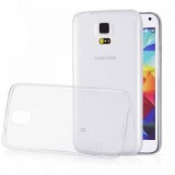 Husa Silicon TPU Transparenta Samsung Galaxy S5, Flippy - Carcasa Protectie Telefon Alb