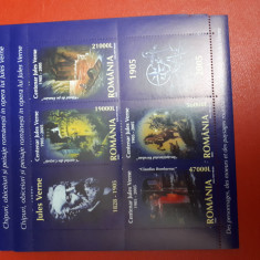 Centenarul jules verne bloc timbre 2005