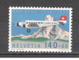 Elvetia.1988 50 ani Compania aeriana PRO AERO-Aviatie KE.48, Nestampilat