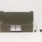 Carcasa superioara cu tastatura palmrest Laptop, Lenovo, Yoga Slim 7-14IIL05 Type 82A4, 82A1, 5CB1B05348, 4BLS2TALV70 3A, iluminata, Dark Moss, layout