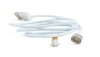 CABLU alimentare si date GEMBIRD, pt. smartphone, USB 2.0 (T) la Lightning (T) (conector magnetic), 1m, alb, &quot;CC-USB2-AMLMM-1M&quot; (timbru verde 0.08 lei