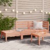 Canapea gradina 3 locuri lemn masiv Douglas, design modular, terasa/curte 190.5x63.5x62.5 cm