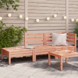 Canapea gradina 3 locuri lemn masiv Douglas, design modular, terasa/curte 190.5x63.5x62.5 cm