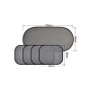 Set de 5 perdele auto universale Cod: 3912 Automotive TrustedCars, Oem