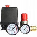 Presostat universal cu regulator pe presiune si manometru (M806873), Oem