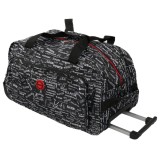 Geanta de voiaj cu troler, Urban, Negru, 55x30x30cm, Ella Icon