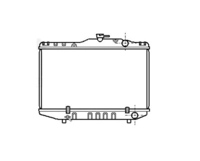 Radiator apa Toyota Corolla, 1983-1987 Motor 1,6 Benzina, Cupru/Plastic, 568x327x16, De Tip Denso ; Intrare / Iesire Diametru - 31/31, SRL, OE: 16400 foto