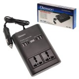 Cumpara ieftin Invertor Auto Olesson 150W, 12V/24V la 220V, Display LED, 4xUSB, 2xType-C, Protectie Suprasarcina, Bricheta Auto