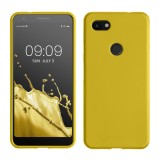Husa Kwmobile pentru Google Pixel 3a XL, Galben, Silicon, KWM0000118J005C, Carcasa
