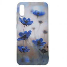 Husa Telefon Plastic Samsung Galaxy A50 A505 A30S A307 Blue Flowers