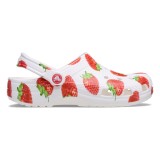 Saboti Crocs Classic Fresh Fruits Clog Alb - Strawberry