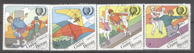 Guinee Bissau 1985 Sport, Kids day, used AT.088 foto