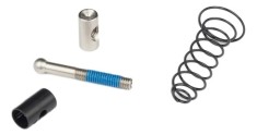 Lever Pushrod/Cross Dowel/Return Spring X0 Aluminum - Silver Ultimate FactoryBikes