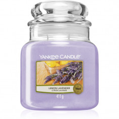 Yankee Candle Lemon Lavender lumânare parfumată 411 g