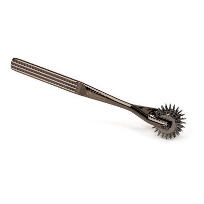 Accesoriu Stimulare Erotica Three-Row Wartenberg Pinwheel, Aramiu foto