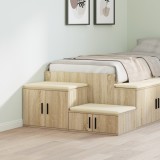 vidaXL Dulap depozitare, stejar sonoma, 127x41x40 cm, lemn prelucrat