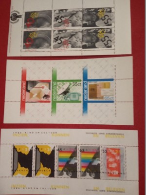OLANDA - 3 BLOCURI MNH foto