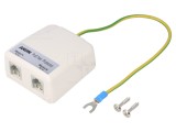 Eclator HSK DATA RJ45 pentru perete, Ethernet 10/100Mbps, Protectie PoE, Tensiune 5V, 1000V