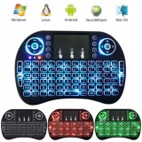 Cumpara ieftin Mini Telecomanda cu Touchpad si Tastatura Qwerty Iluminata