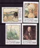 Congo 1978 - Durer, picturi, arta, serie neuzata