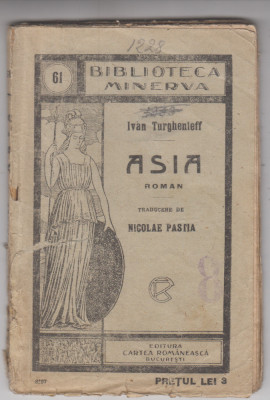 myh 620 - Biblioteca Minerva - 61 - Asia - Ivan Turghenieff foto