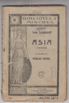 myh 620 - Biblioteca Minerva - 61 - Asia - Ivan Turghenieff foto