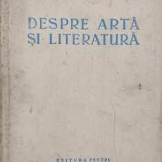 Despre Arta Si Literatura - K. Marx F. Engels ,558460