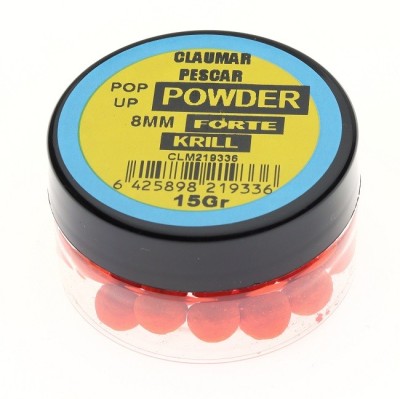 Pop-up Forte Powder Claumar Krill 15GR 8mm foto