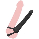 Inele pentru penis - Dorinta Ascunsa Extrema Experienta Dubla Penetrator Anal Penetrare Dubla Excitanta Negru, Hidden Desire Extreme