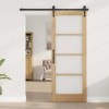 VidaXL Ușă Interioară cu Sticlă ORKDAL Maro 78 x 202 cm 4102687