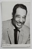 DUKE ELLINGTON (1899-1974 ) , MARE COMPOZITOR SI PIANIST AMERICAN DE JAZZ , FOTOGRAFIE CU DEDICATIE SI SEMNATURA OLOGRAFA , ANII ' 70