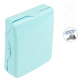 Suport Huse pentru Absorbante, Model Unic, Plastic, Culoare Verde Menta, Dimensiuni 8x3x10.5 cm, Oem