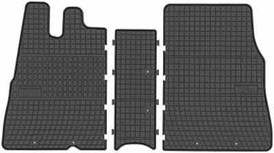 Set Covorase Auto Cauciuc Negro Fiat Ducato 3, 4 1994-2006 D00951 foto