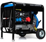 Generator curent 5kW 5000W 230v-380V +ATS+pornire electrica motor diesel motorina 10 CP (TA7350D)