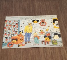 Franța Carte Poștală Publicitară 1985 &ndash; Mickey Mouse, Cr&eacute;dit Agricole Toulouse, Ilustrație