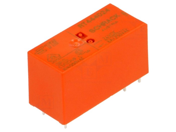 Releu electromagnetic DPST-NO 24VDC 8A