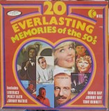 Vinil LP 20 Everlasting Memories 50&#039;s K-TEL (1973) Country Jazz Frankie Laine, Johnny Mathis, Doris Day, Johnny Ray, Tony Bennett