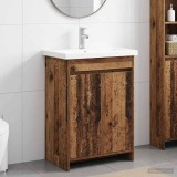 Cumpara ieftin Set de mobilier pentru baie Lemn vechi 61 x 40 x 84,5 cm