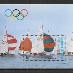 Coasta de Fildes.1987 Posta aeriana:Olimpiada de vara SEUL-Bl. MC.18