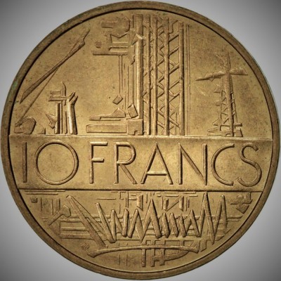 Moneda 10 FRANCI - FRANTA, anul 1979 *cod 278 = UNC foto
