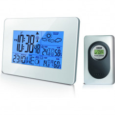 Statie meteo First Austria FA-2461, -20 / + 60 C, Calendar, Higrometru, Alarma, Ecran LCD, Alb foto