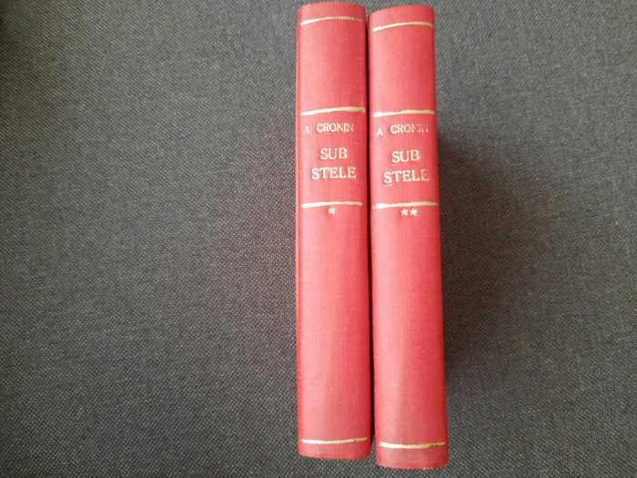 A. J. Cronin - Sub stele (2 volume, 1940) 2 VOLUME LEGATE DE LUX