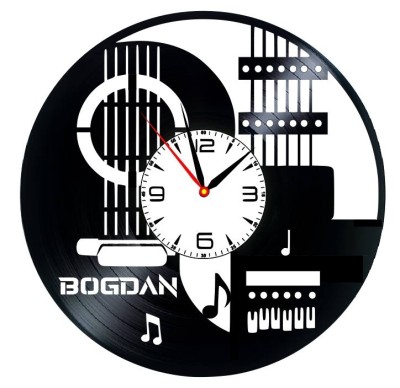 CHITARA-ceas de perete (personalizabil) foto