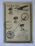 Rara! Belgia-Compania aeriana Sabena:Primul zbor regulat Belgia-Congo cu francare rara 1935