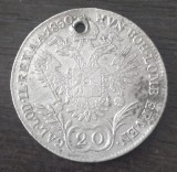 Moneda Austria - 20 Kreuzer 1830 - E - An mai rar
