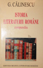 ISTORIA LITERATURII ROMANE - G . CALINESCU foto