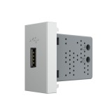 Cumpara ieftin Priza USB Livolo gri pentru incarcare discreta in sistem modular