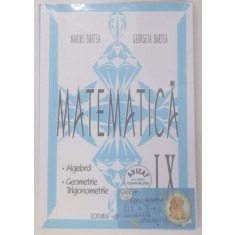 MATEMATICA, CLASA A IX-A de MARIUS BURTEA, GEORGETA BURTEA , 2004