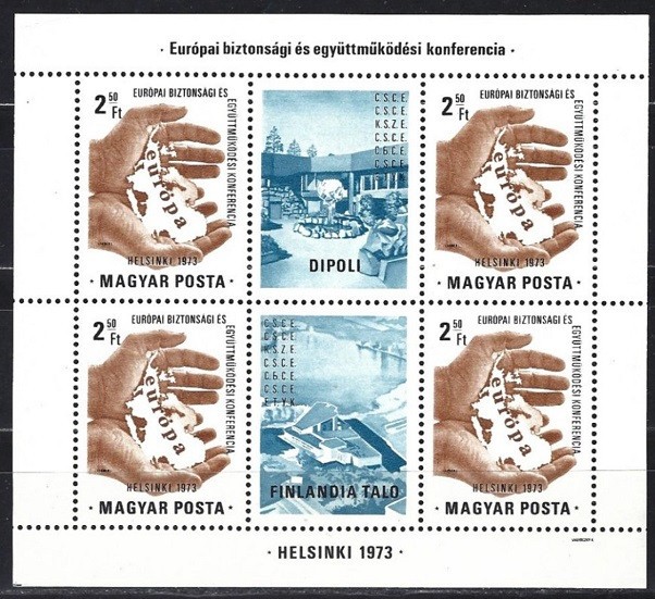 C3057 - Ungaria 1973 - Europa bloc,neuzat,perfecta stare