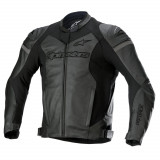 Geaca Moto Piele Alpinestars GP Force Leather Jacket, Negru, Marime 50